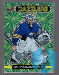 2021-22 Upper Deck Green Dazzlers #DZ-6 Ukko-Pekka Luukkonen